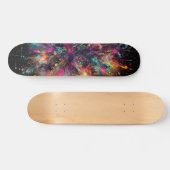 Druppelend Neon Verfpatroon Persoonlijk Skateboard (Horizontaal)