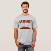 Druppelende barbecuesaus t-shirt (Voorkant volledig)