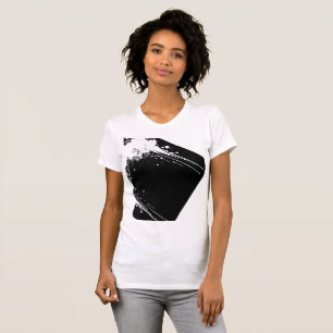 Druppelende Bella + Canvas Vrouwen Slim Fit T-shir T-shirt