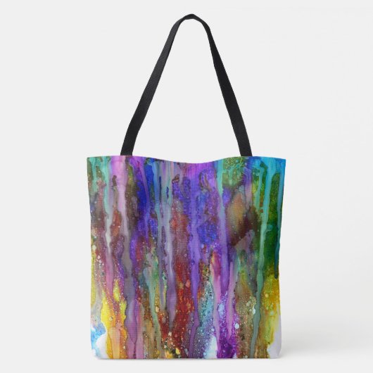 Druppelende Canvas tas (Achterkant)