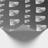 Druppelende diamanten | Luxe bruiloften Cadeaupapier (Hoek)