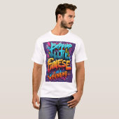 Druppelende "Finesse Elite" Graffiti Art van Hanna T-shirt (Voorkant volledig)