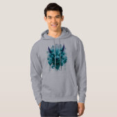 Druppelende IJs Wolf Hoodie (Voorkant volledig)