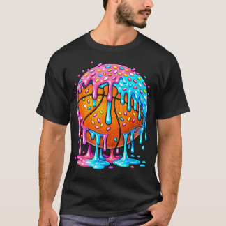Druppelende IJshoorn Basketball T-shirt