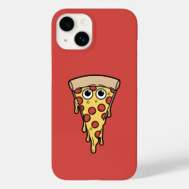 Druppelende kaas pizza – Fun Red Case-Mate iPhone 14 Hoesje