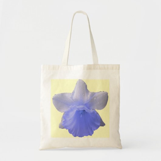 Druppelende Narcis Blauw Tote Bag (Voorkant)