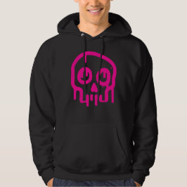 Druppelende Neon Graffiti Skull T-shirt