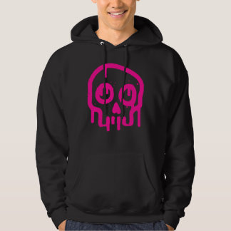 Druppelende Neon Graffiti Skull T-shirt