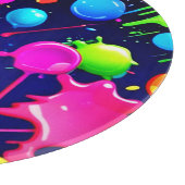 Druppelende Neon Ink Esthetiek Snijplank (Hoek)