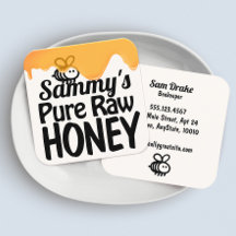 Druppelende Raw Honey Bold Typografie