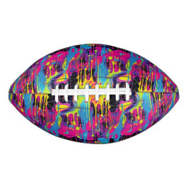 Druppelende verf Graffiti American Football