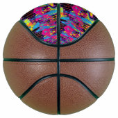 Druppelende verf Graffiti Basketbal (Rechts)