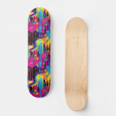 Druppelende verf Graffiti Persoonlijk Skateboard (Voorkant)