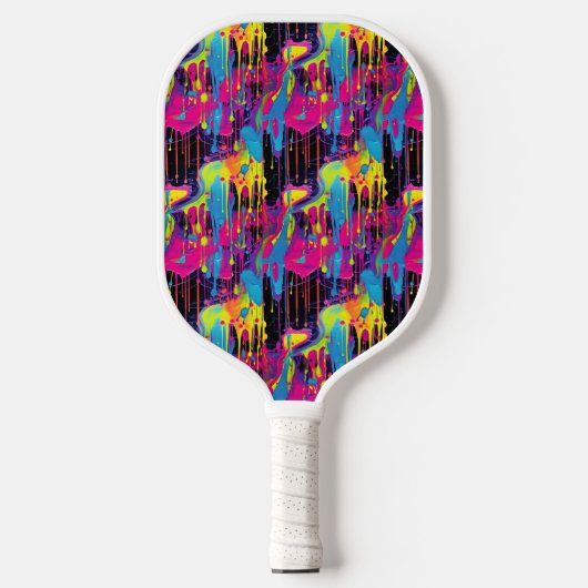 Druppelende verf Graffiti Pickleball Paddle (Voorkant)