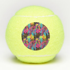 Druppelende verf Graffiti Tennisballen