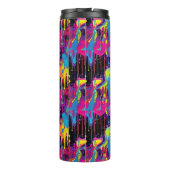 Druppelende verf Graffiti  Thermosbeker (Achterkant)