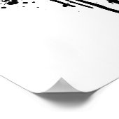 Druppelende verf schedel poster (Hoek)