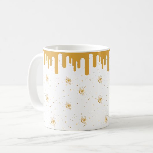 Druppelhoning Koffiemok (Voorkant links)