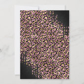 Druppels, Glas, Bloem Luipaardprint Brunch & Mouss Kaart (Achterkant)