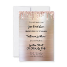 Druppels Glitter Druppels Roze Bruiloft