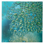 Druppels in blauw tegeltje (Voorkant)