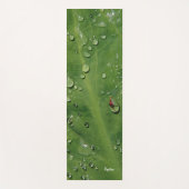 Druppels op Leaf Yoga Mat (Voorkant)