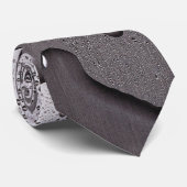 druppels op metaal stropdas (Opgerold)