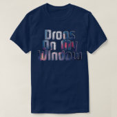 Druppels op mijn raam t-shirt (Design voorkant)
