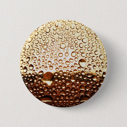 druppels ronde button 5,7 cm (Voorkant)