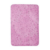 Druppels voor warm roze water badmat (Voorkant Verticaal)