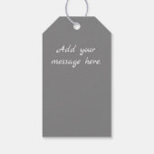 Druppels voor warm roze water cadeaulabel (Achterkant)