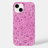 Druppels voor warm roze water Case-Mate iPhone case (Achterkant)