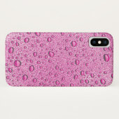 Druppels voor warm roze water Case-Mate iPhone case (Achterkant (horizontaal))