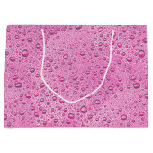 Druppels voor warm roze water groot cadeauzakje (Voorkant)