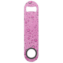 Druppels voor warm roze water