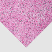 Druppels voor warm roze water tissuepapier (Detail)
