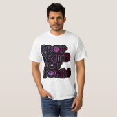 druppels zonder bommen shirt (Voorkant volledig)