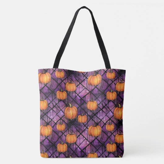 Druppelspellingslandschap Tote Bag (Achterkant)