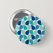 Druppelt aangepaste knop Patroon op Ronde Button 5,7 Cm (Voorkant /achterkant)