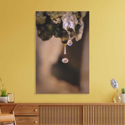 druppeltje canvas afdruk (Insitu (Woonkamer))