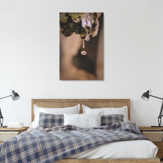druppeltje canvas afdruk (Insitu (Slaapkamer))