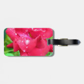 Druppeltjes op Bagagelabel van Petals (Achterkant horizontaal)