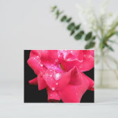 Druppeltjes op Briefkaart voor flesjes (Staand voorkant)