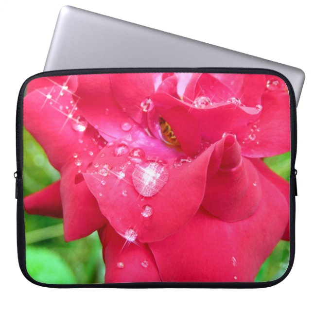 Druppeltjes op hoes voor laptops (Voorkant)