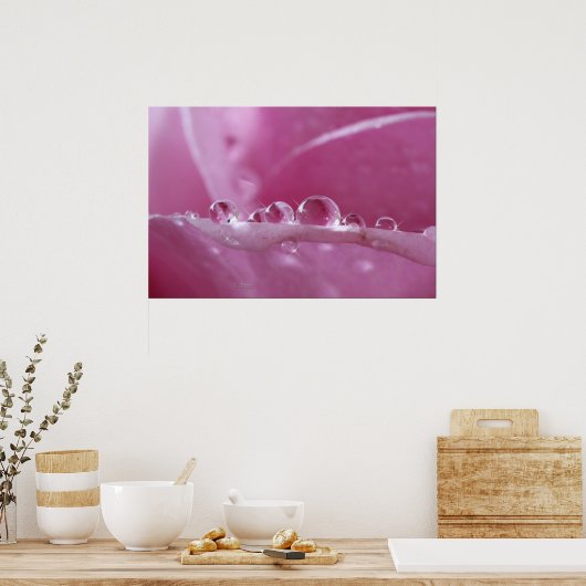 druppeltjes poster (Keuken)