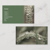 druppeltjes visitekaartje (Voorkant / Achterkant)