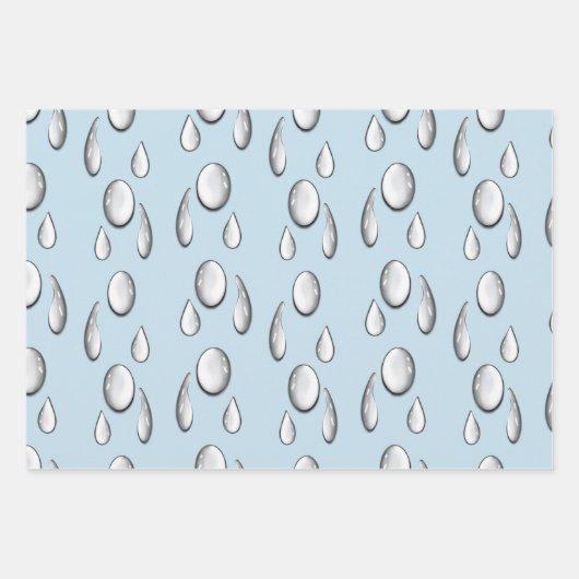 druppelversiering inpakpapier vel (Voorkant 3)