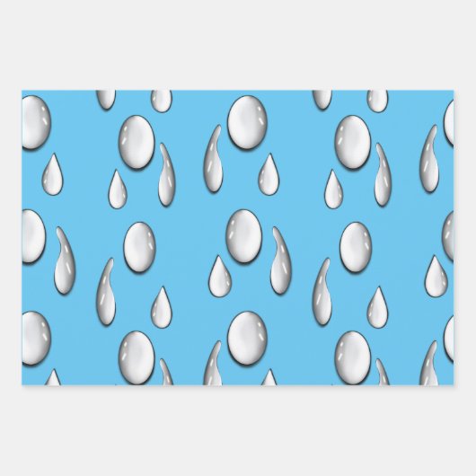 druppelversiering inpakpapier vel (Voorkant)