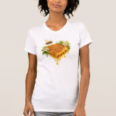 Druppend Honing Hart T-shirt (Voorkant)