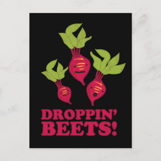 druppin-beets briefkaart (Voorkant)